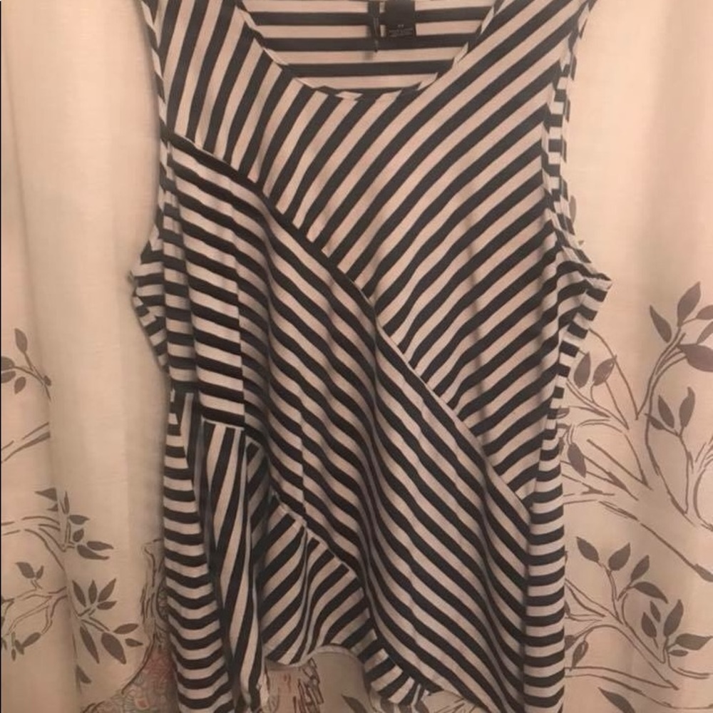Shark bite hem shirt